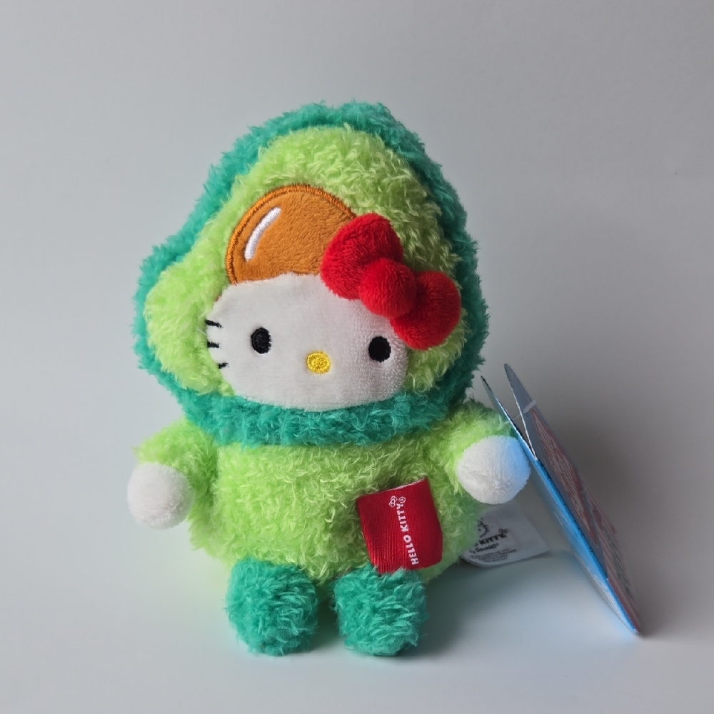 Hello Kitty Bum Bumz Avocado Plushie – Super Soft & Ultra Cuddly 🥑💖